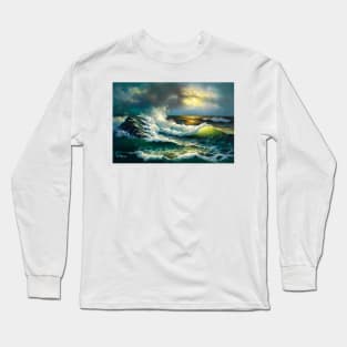OCEAN WAVES Long Sleeve T-Shirt